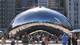 The Cloud Gate, one of Millennium Park’s main attractions.